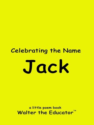 cover image of Celebrating the Name Jack